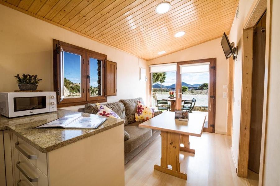 Camping Bungalow Serra De Prades Resort Vilanova de Prades Buitenkant foto