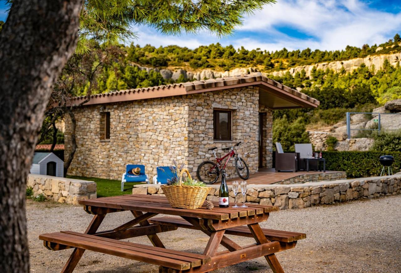 Camping Bungalow Serra De Prades Resort Vilanova de Prades Buitenkant foto